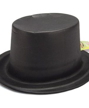 Fibre Craft Foam Top Hat, Black