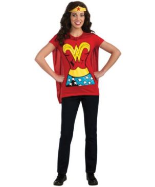 Wonderwoman Adult Halloween Shirt Costume