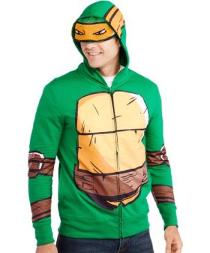 Nickelodeon Ninja Turtles Men's Eye Mask Costume Hoodie