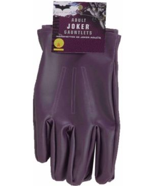 Batman Dark Knight Joker Gloves Adult Halloween Accessory